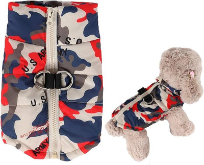 Winter Waterproof Windproof Dog Jacket - Warm Vest Coat for Small & Medium Dogs - Not Suitable for Big Dogs - Camouflage 3XL Camouflage-1 3X-Large