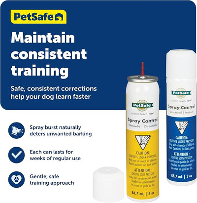 PetSafe Unscented Spray Can Refill for Spray Bark Control Collars and Remote Trainers