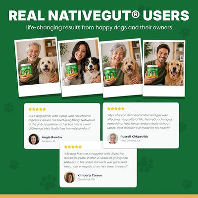 Natural Probiotic Supplement for Pets, Supports Digestive Health & Gut Microbiome, 8 Probiotic Strains, Powder Form, 30 Scoops (3)