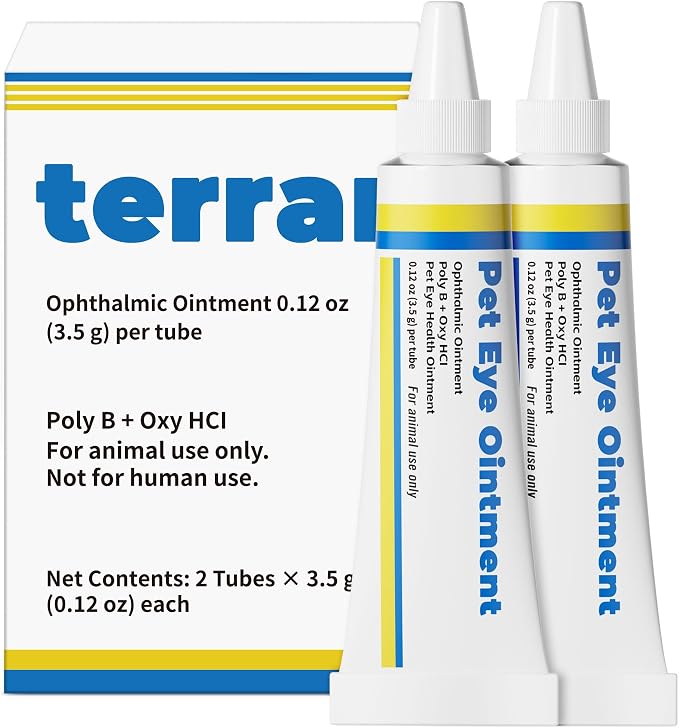 Pet Eye Care Cream for Cats, Dogs, Horses & Birds | Helps Clean Around Eyes, Supports Comfort & Moisture | Double Pack (2 x 3.5 g)