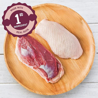 PAWUP Duck Dog Treats, Duck Sausage with Cheese, Taurine Added, Rawhide Free, Soft Dog Snack for Small & Medium Dogs Training, 12.5 oz/355 g