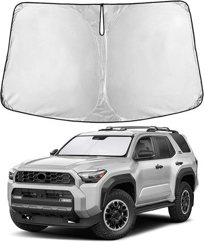 EcoNour Windshield Sunshade Compatible for Toyota 4Runner 2025 2026 SR5, Trail, TRD (Off-Road, Premium, Pro) Limited, Front Window Sun Shade Cover, UV Heat Blocker & Protector, Car Accessories
