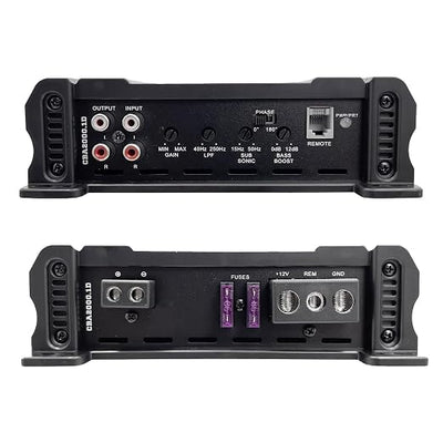 Orion CBA2000.1D Class-D Monoblock Subwoofer Amplifier + COKIT4 4GA Amp Wiring Kit, 2000W Max Car Audio Amp & Install Kit Bundle