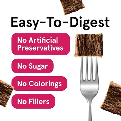 TRMC Real Meat Dog Treats - Three 12oz Bag of Bite-Sized Air-Dried Lamb & Venison Jerky for Dogs - Grain-Free Jerky Dog Treats with 95% All-Natural, Free-Range, Grass Fed Lamb & Venison