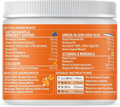 Bernie's Healthy Hips Dog Joint Supplement, 90 Chews