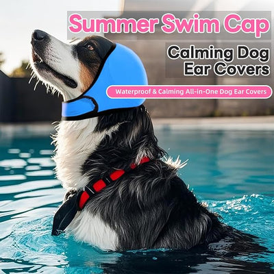 Dog Ear Muffs Noise Protection, Stress-Reducing, Comfortable, Perfect for Thunderstorms, Noise,Vet Visits & Preventing Water