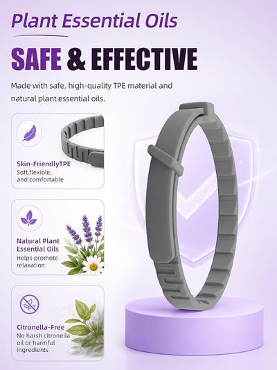 Calming Collar for Cats – 4 Pack Breakaway Adjustable Cat Calming Collars, Pheromone Collar for Cats Small Dogs, Ideal for Travel & Indoor Comfort, Reduces Stress Bad Behavior (Grey, Small)
