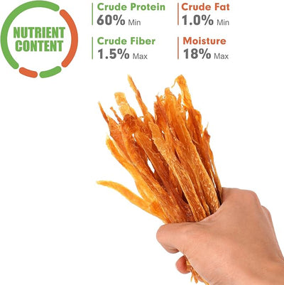 MON2SUN Chicken Jerky Dog Treats - Grain Free High Protein Chicken Strips for Small & Medium Dogs, Natural Training Treats & Healthy Rewards, Easy to Digest, 10.58 oz (Pack of 1)