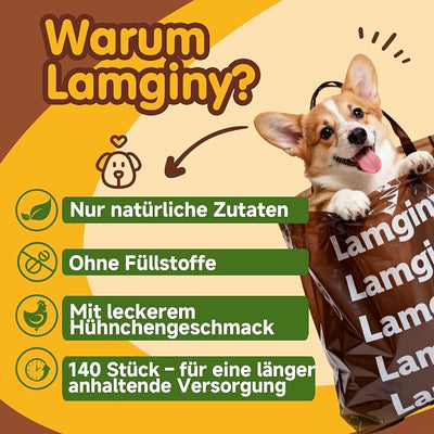 Mushroom Chews for Dogs, Turkey Tail Mushroom for Dogs, Immune Health, Digestive, Skin, Energy, Joint Support, 13 Organic Mushroom Complex with Shiitake, Maitake, Reishi, Lion's Mane, 140 Chews