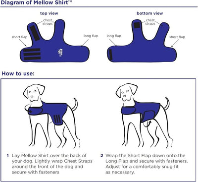 Dog Anxiety Calming Wrap, Large, Aluminum