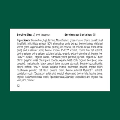 Standard Process Canine Dermal Support - Skin & Adrenal Gland Support Supplement - Comprehensive Skin Health Support Supplement for Dogs - Daily Immune & Liver Support Powder - 30 g