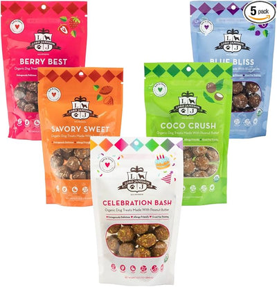 Lord Jameson Everyday Collection Bundle – Organic Daily Dog Treats for Healthy, Happy Pups (5-Pack)