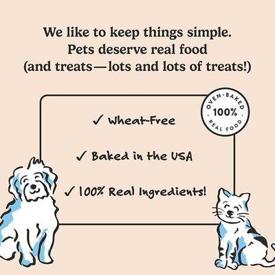 Bocce's Bakery Love Potion No. K-9 Valentine's Dog Treats - Wheat-Free, Natural Soft & Chewy Cookies Made with Real Ingredients - Baked in The USA, 6 oz