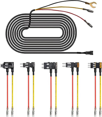 mangoal Fuse Box Power Adapter Dash Cams, Upgrade Parking Monitoring, Hardwire Wire Kit Accessories(8.20 ft, Applicable to Vehicle Other Than Mercedes Benz)