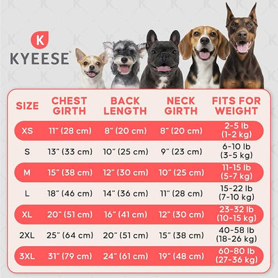 KYEESE Dog Pajamas Velvet Dog Pajamas Small Sized Dogs Soft Dogs Clothes Pet Coat Stretchy Doggie Pjs Pet Costume with Unicorn Pattern Comfy Doggie Jammies Onesie, Medium
