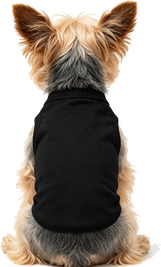 Dog Vest Dog Shirt Cotton Soft Breathable Pet Clothes Comfortable Daily Wear Outdoor Activity Outfit for Puppies Adult Dogs Easy to Put On Skin-Friendly