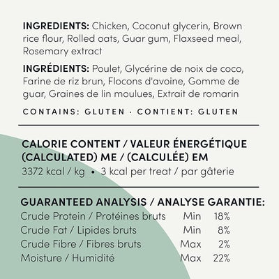 Crumps Naturals Mini Trainer Semi Moist Chicken 300g/10.6oz(Product Packaging May Vary)