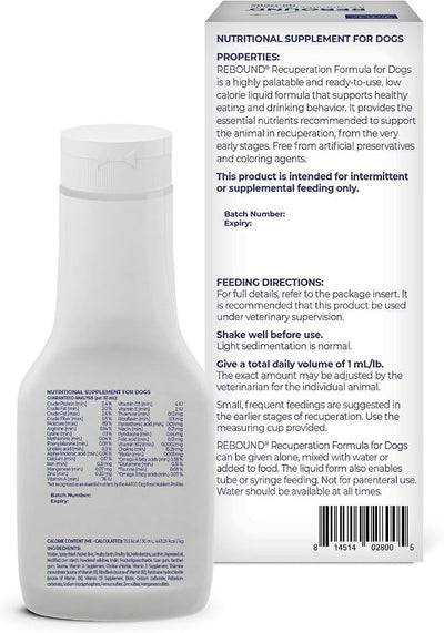 Virbac REBOUND® Recuperation Formula for Dogs - Promotes the restoration of healthy digestion, hydration, and nutrition