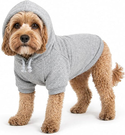 Pet Life ® Premium Ultra-Soft Year-Round Machine Washable American Classic Breathable Cotton Hooded Dog Sweater Pet Hoodie
