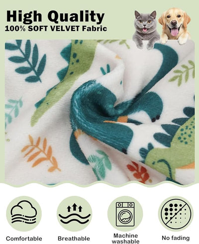CuteBone Dinosaur Costume Dog Shirt, Stretchy Velvet T-Shirt Clothes for Small Dogs, Soft & Breathable Pet Tee Outfit Cat Apparel for Daily Wear, Cozy Pullover Design Puppy Fashion COSBX03XS