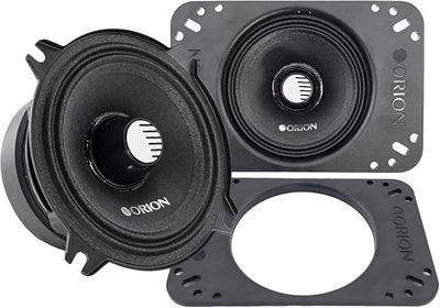 ORION Cobalt CM452 High Efficiency 4" / 4x6 Mid-Range Bullet Loudspeakers, 400W Max Power, 100W RMS, 2 Ohm, 1.2" Voice Coil - Pro Car Audio Stereo, Midrange Speakers (Pair)