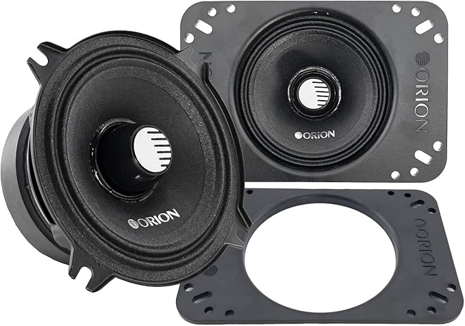 ORION Cobalt CM454 High Efficiency 4" / 4x6 Mid-Range Bullet Loudspeakers, 400W Max Power, 100W RMS, 4 Ohm, 1.2" Voice Coil - Pro Car Audio Stereo, Midrange Speakers (Pair)
