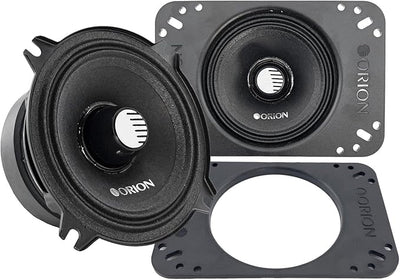 ORION Cobalt CM454 High Efficiency 4" / 4x6 Mid-Range Bullet Loudspeakers, 400W Max Power, 100W RMS, 4 Ohm, 1.2" Voice Coil - Pro Car Audio Stereo, Midrange Speakers (Pair)