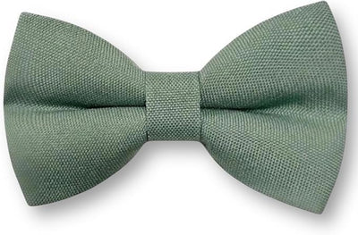 Detachable Dog Bow Tie, Slide-On Pet Bowtie for Collars, Stylish Durable Dog Lover Accessory Small, Medium & Large Dogs (Sage Green, Small (3.5in Wide))