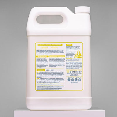Wondercide - Flea, Tick & Mosquito Spray for Dogs, Cats, and Home - Flea and Tick Killer, Control, Prevention, Treatment - with Natural Essential Oils - Pet and Family Safe - Lemongrass 128 oz