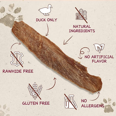 PAWUP Duck Flakes & Sweet Potato Duo Dog Treats, Soft Chews for Small & Medium Dogs, High Protein & High Fiber, Gentle on Sensitive Stomachs, Natural Daily Snack with Taurine, 12.5 oz
