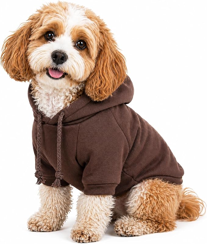 Pet Life ® Premium Ultra-Soft Year-Round Machine Washable American Classic Breathable Cotton Hooded Dog Sweater Pet Hoodie