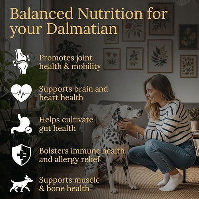 Dalmatian Multivitamins, 90 Count, Made in the USA with Real Bacon