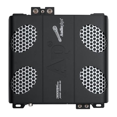 Audiopipe 3000 Watts Full Range Class D Mosfet Amplifier (APHF-3000D-H1), 4-Point Protection System, 1 Ohm, BTL Mode, Remote Bass Control Knob