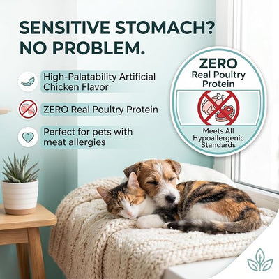 Dewormer for Dogs and Cats - Fenbendazole 100mg Tablets - Broad Spectrum Treats Roundworms, Hookworms, Tapeworms & Whipworms - Safe for Puppies & Kittens, 50 Count