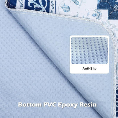 INVENHO 2PACK Washable Pee Pads for Dogs, Reusable Dog Pads Upgrade Non-Slip Dog Pee Pads Heavy Absorbency Puppy Pee Pads Quick Dry Whelping Pads/Waterproof Puppy Training Pad
