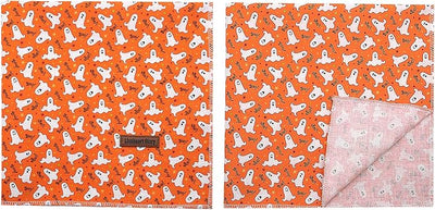 Lionheart Glory Halloween Bandana 1 Pack - Washable Soft Scarf, Square Adjustable for Girl or Boy Dogs, Medium to Large