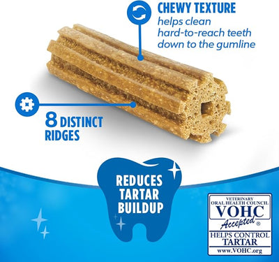 Dentalife Purina Daily Oral Care Large Dog Dental Chews Multipack - 30 ct. Pouches,(Pack of 4)