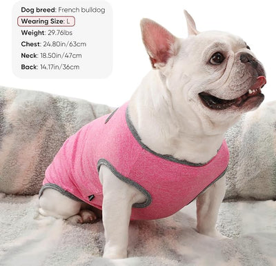 3 Pack Lightweight Sun Protection Dog Shirt Breathable Sleeveless Dog T Shirts Extra Soft Top Tank Dog Clothes for Outdoor Activities (Purple + Skin Pink + Light Pink, XX-Large)