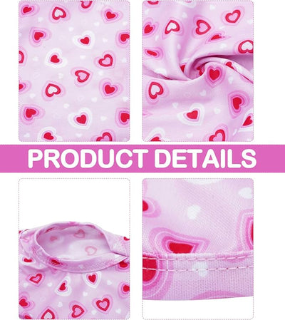 PET SHOW 4 Pack Paw Bone Printed Dog Clothes Shirts Soft Vest Lightweight Sleeveless Cats Doggies T-Shirts Puppies Tank Top Tee for Small Medium Dogs White Black Pink Blue (Small, Pink for Girls)
