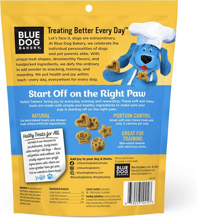 Blue Dog Bakery Perfect Trainers, Mini Dog Training Treats, Soft & Chewy, Made w/USA Beef, Healthy Treats, All Natural, Extra Small, 6 oz (Pack of 1)