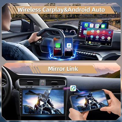 Car Stereo Radio for Kia Forte 2009 2010 2011 2012 2013 2014 2015 2016 2017 with Wireless CarPlay Android Auto 9" Touch Screen Bluetooth Audio with GPS Mirror Link WiFi RDS Hi-Fi Backup Camera MIC