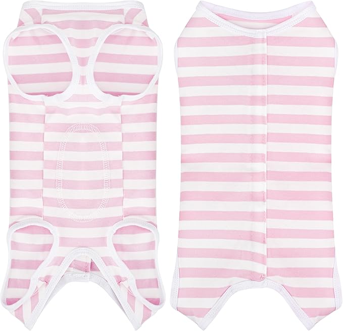 Comprehensive Post-Surgery Dog Recovery Suit: Ultra-Comfy Premium Cotton Wound Care Shirt – Protective for Puppies, Cats & Small Pets, Ensuring Unrestricted Mobility, Size XXL