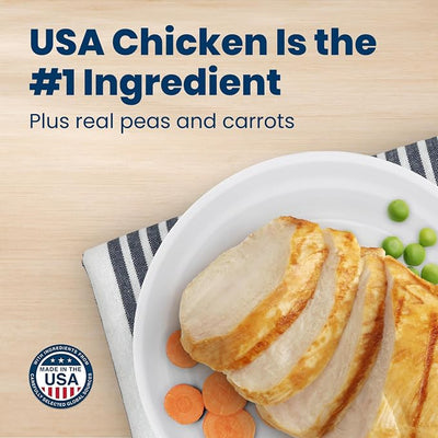 Blue Buffalo Nudges Minis Chicken Pot Pie Dog Treats, Bite-Size Meaty Dog Snacks, Healthy Reward or Training Treat, Made in the USA with Real Chicken, No Artificial Preservatives, 10 oz.
