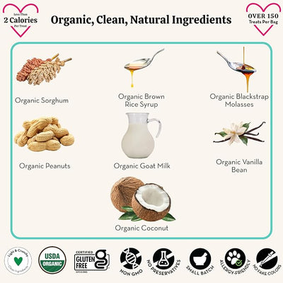 Lord Jameson Cookies 'n Cream | Light & Crunchy Love Puffs Collection | Organic Dog Treats, Cookies 'n Cream Recipe, Gluten-Free, Preservative-Free, USDA Certified Organic. Made in USA