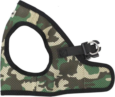 Parisian Pet Step-in Dog Harness - Breathable Mesh No Pull Puppy Harness with Dual D-Ring - Adjustable Harnesses for Dogs - Soft Padded Camo Pet Vest - Lightweight Dog Vests for Large Sized Dogs