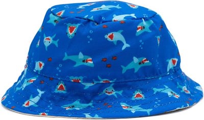 THE Worthy Dog Chomp Bucket Dog HAT, Blue, Small