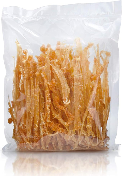 GOGO Turkey Tendon Strips Dog Chew Treats Sources and Made in The USA (1 lb)