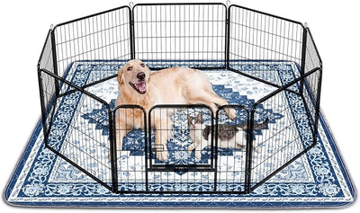 INVENHO 2PACK Washable Pee Pads for Dogs 60"x48" Reusable Dog Pads Extra Large Upgrade Non-Slip Dog Pee Pads Heavy Absorbency Puppy Pee Pads Quick Dry Whelping Pads/Waterproof Puppy Training Pad