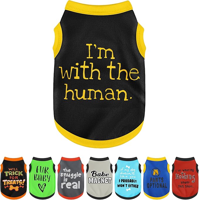 Elevate Your Pet's Seasonal Style with Playful Panache: with Adorable Beautifully Printed Dog Shirts Featuring Hilarious Printed Patterns for Airy Comfort in Summer and Fall Classic Series5 XX-Large