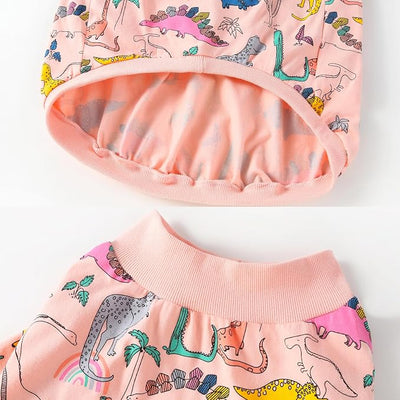 Dog T Shirts Cotton Dinosaur Pattern Prints Shirt Pajamas Pets Breathable Stretchy Clothes for Extra Large Dogs (XL,Pink Dinosaur)